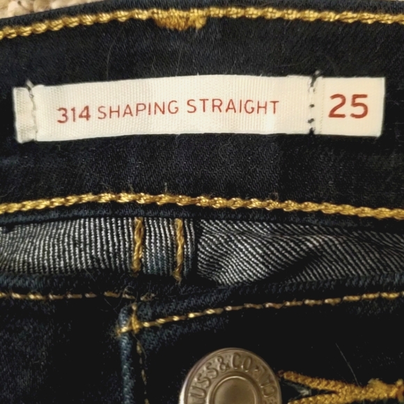 Levi's womens | 314 | shaping straight | 25 - Picture 4 of 4